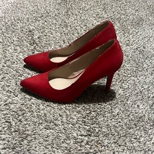 JustFab Bold Red Heels